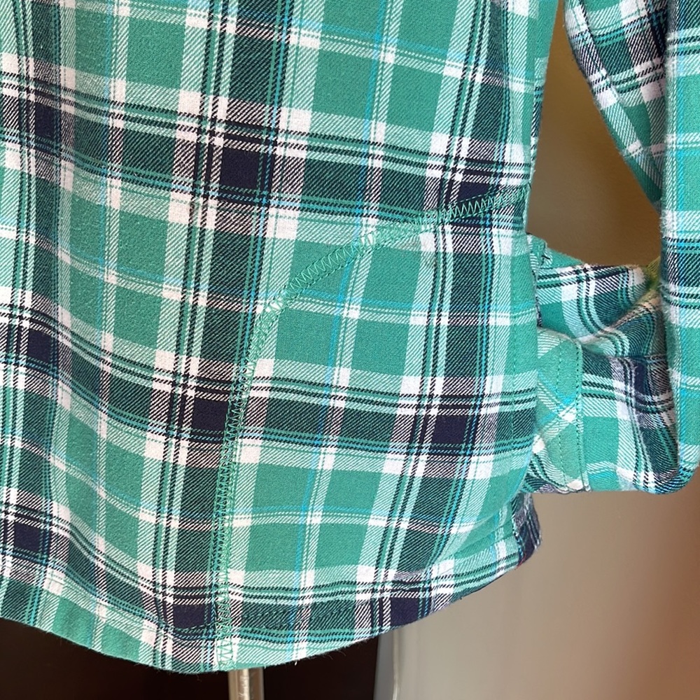 Orvis fleece lined button up pocketed flannel – women’s large - Picture 4 of 10